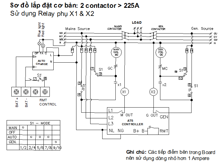 Bộ điều khiển ATS 3 pha (Board ATS CONTROLLER) - ảnh 7